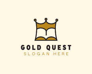 Gold King Book  logo design