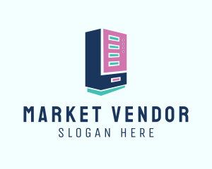 Food Vending Machine logo design