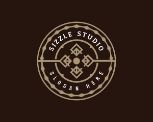 Geometric Jewelry Studio logo design