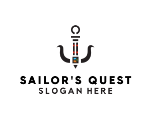 Seafood Anchor Restaurant logo design