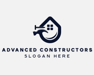 Hammer Home Carpentry  logo design