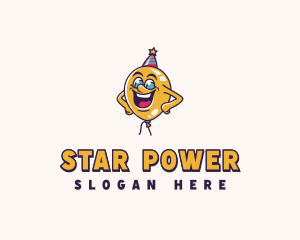 Balloon Party Hat logo design