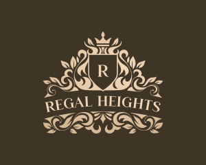 Regal Shield Monarchy logo design