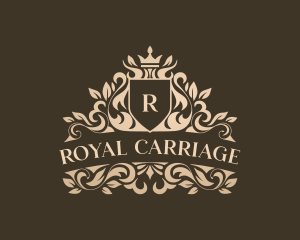 Regal Shield Monarchy logo design