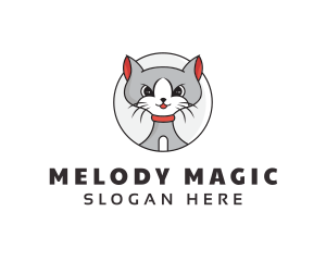 Cute Cat Veterinary Logo
