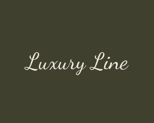 Luxury Script Business logo design