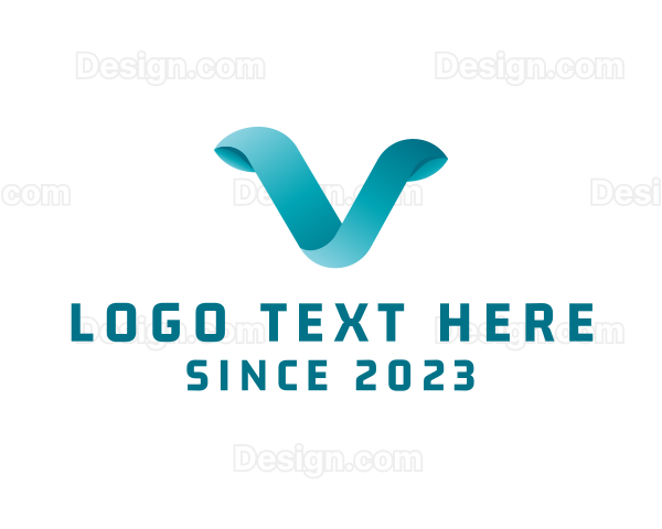 Technology Software Letter V Logo