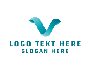 Technology Software Letter V Logo