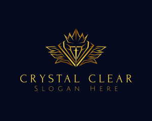 Crown Diamond Jewelry logo design