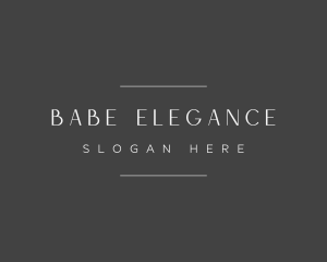 Elegant Style Wordmark logo design