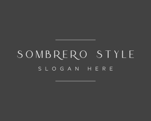 Elegant Style Wordmark logo design