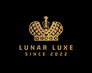 Luxe Monarchy Crown logo design