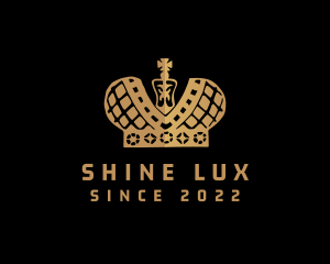 Luxe Monarchy Crown logo design