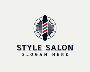 Hairstyling Haircut Barber logo design
