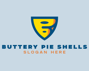 Playful Cartoon Shield logo design