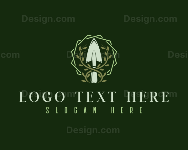 Plant Gardening Trowel Logo