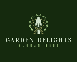 Plant Gardening Trowel logo design