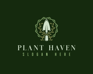 Plant Gardening Trowel logo design