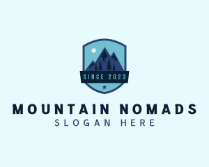 Alpine Mountain Trekking logo design