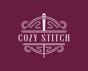 Embroidery Stitching Tailoring logo design