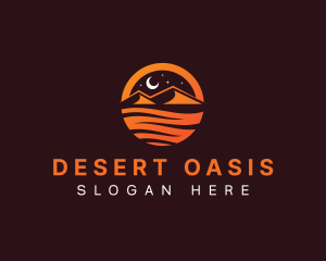 Dune Desert Moon logo design