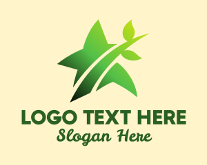 Vegetables - Vegan Star Restaurant logo design