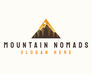 Mountain Peak Triangle logo design