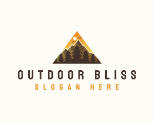 Mountain Peak Triangle logo design