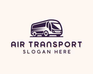 Shuttle Bus Transportation Vehicle logo design