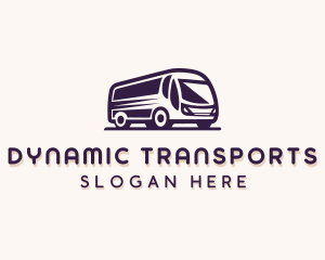 Shuttle Bus Transportation Vehicle logo design