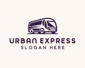 Shuttle Bus Transportation Vehicle logo