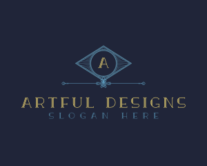 Art Deco Hotel logo design