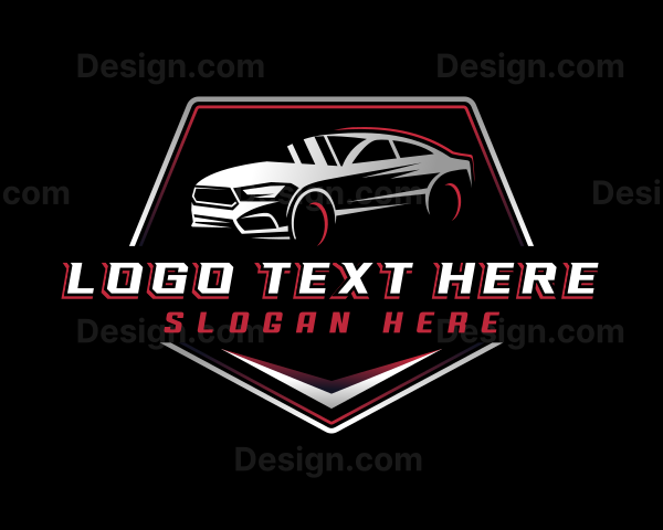 Auto Racing Vehicle Logo