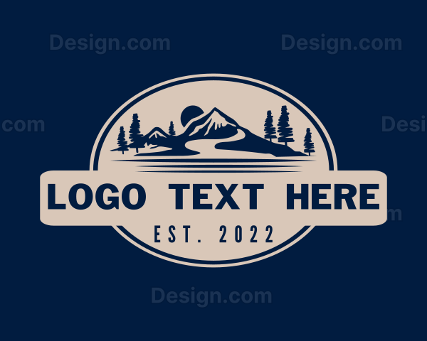 Alpine Outdoor Hiking Logo