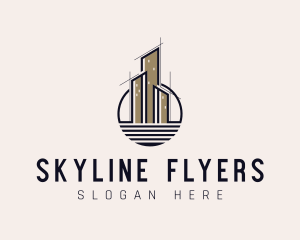 City Skyscraper Architecture logo design