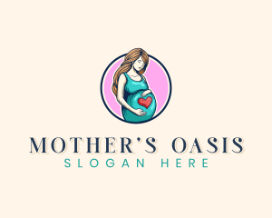 Mother Child Pregnancy  logo design