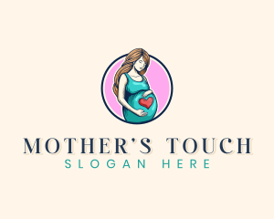 Mother Child Pregnancy  logo design