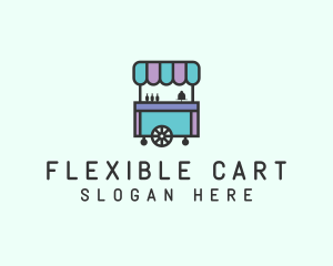 Food Trolley Cart logo design