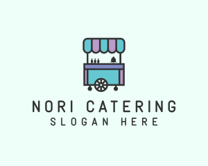 Food Trolley Cart logo design