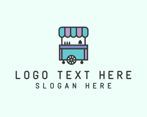Food - Food Trolley Cart logo design