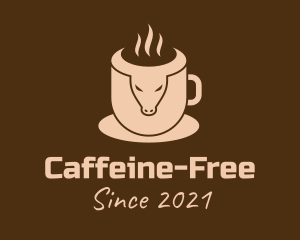 Bull Coffee Cup logo design