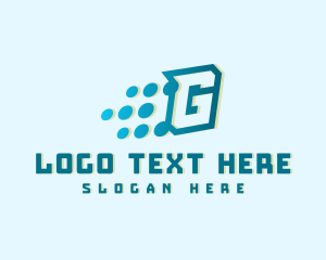 Modern Tech Letter G logo