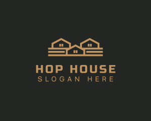 Residential Roofing House logo design