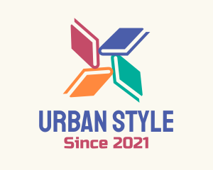 Colorful Books Library logo