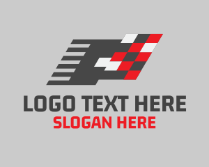 Racing Flag Pixel logo