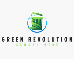 Recycling Bin Leaf Cleaning logo