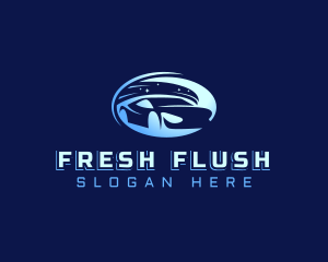 Car Wash Vehicle logo design