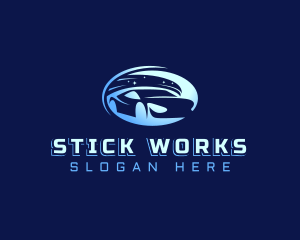 Car Wash Vehicle logo design