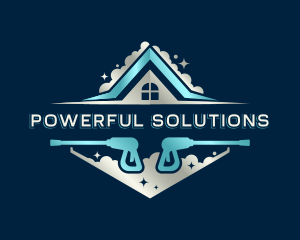 Cleaning Power Washer logo design