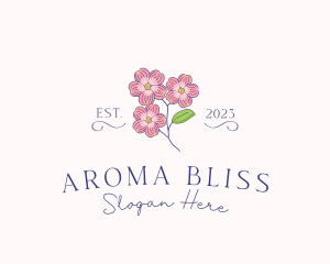 Nature Flower Aroma logo design